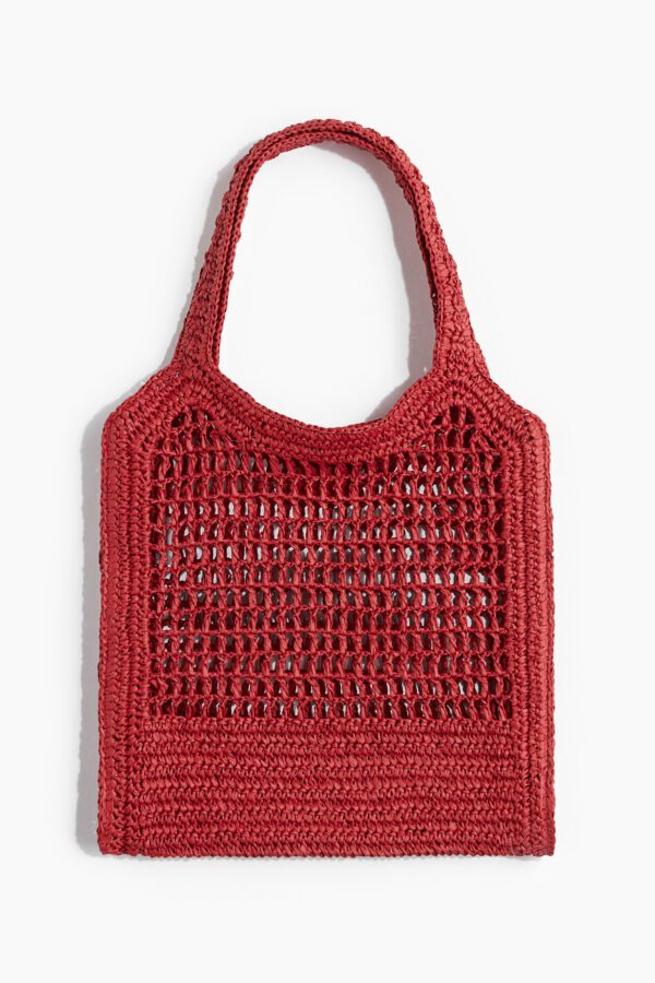 Straw tote bag