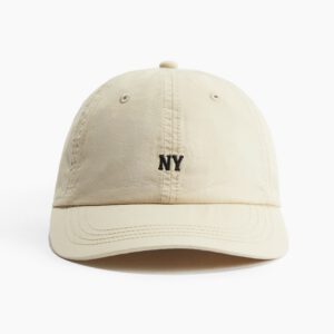 Embroidery-detail twill cap