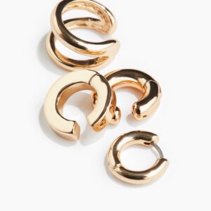 4-pack ear cuffs and earring