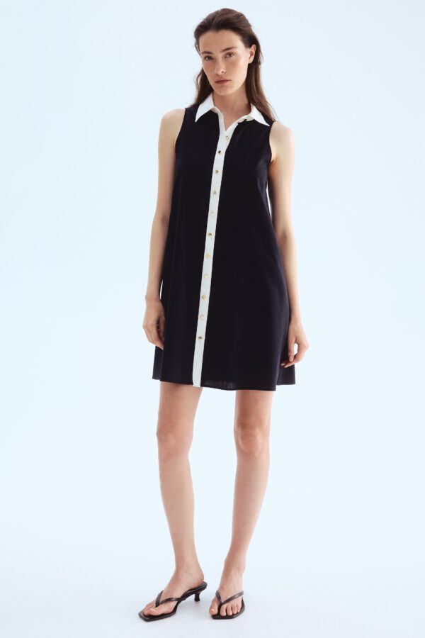 A-line shirt dress