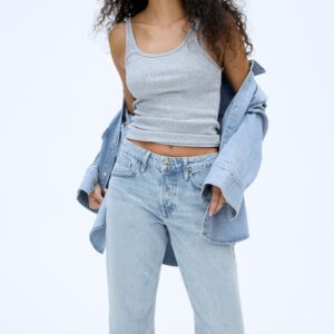 Straight Regular Ankle Jeans