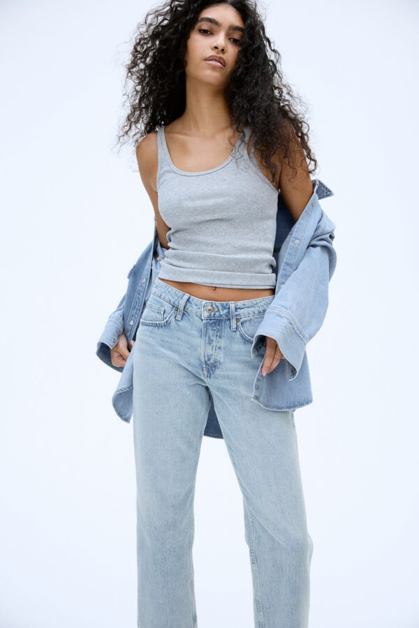 Straight Regular Ankle Jeans