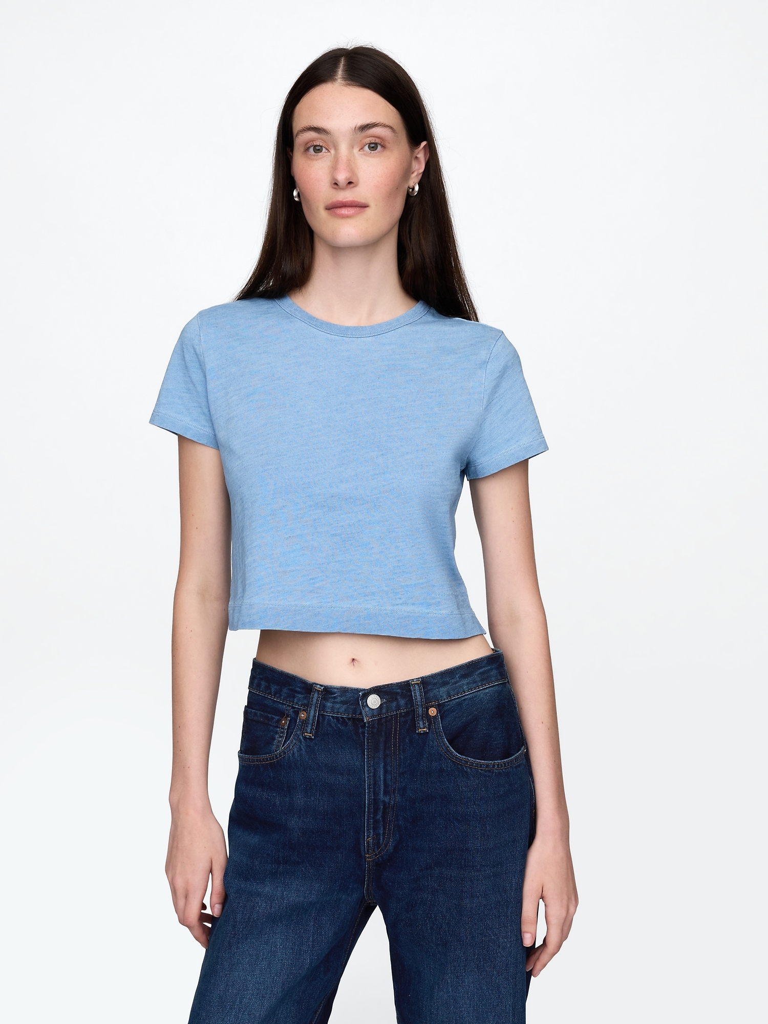Organic Cotton VintageSoft Crop T-Shirt