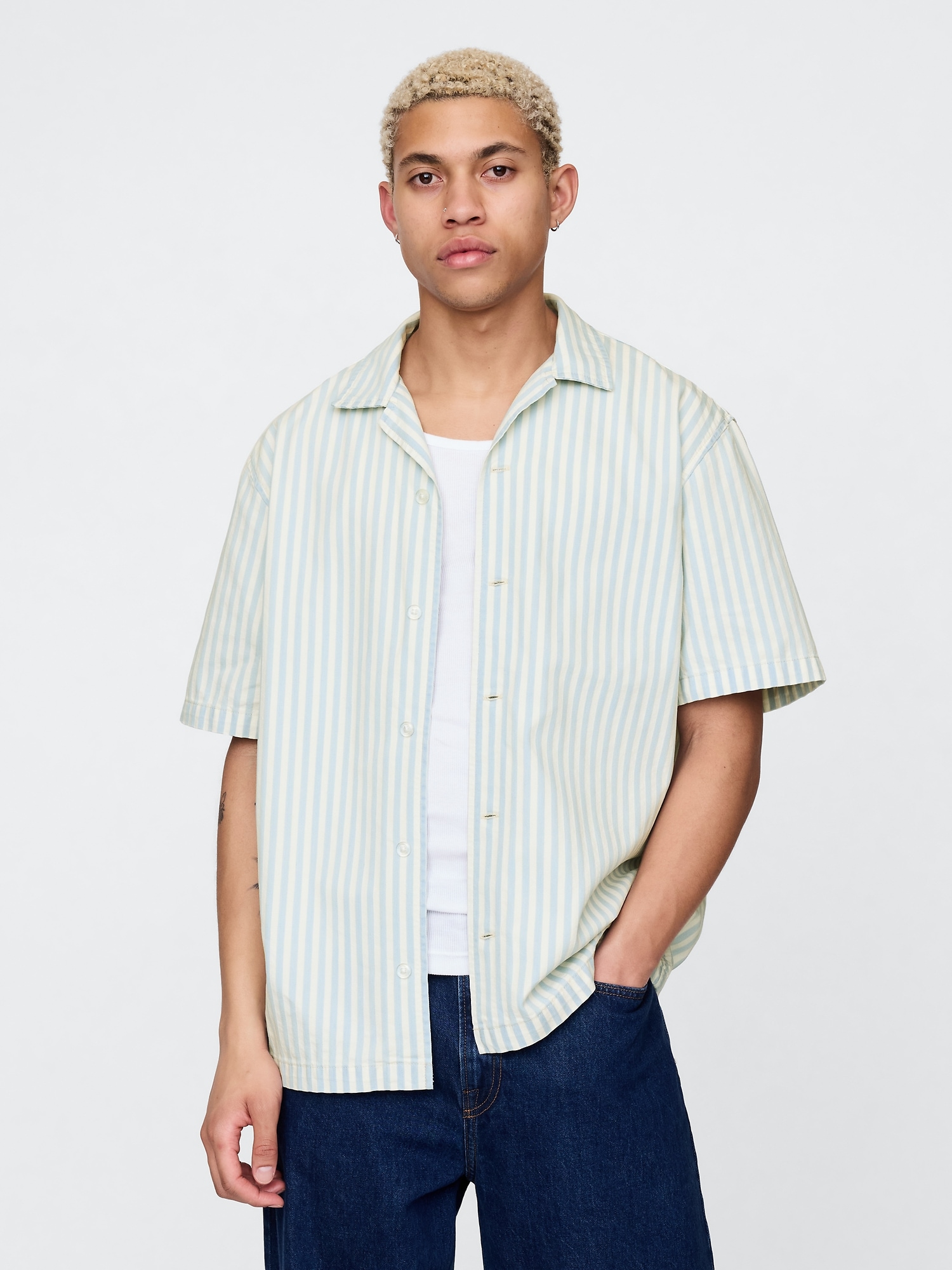 Denim Stripe Shirt