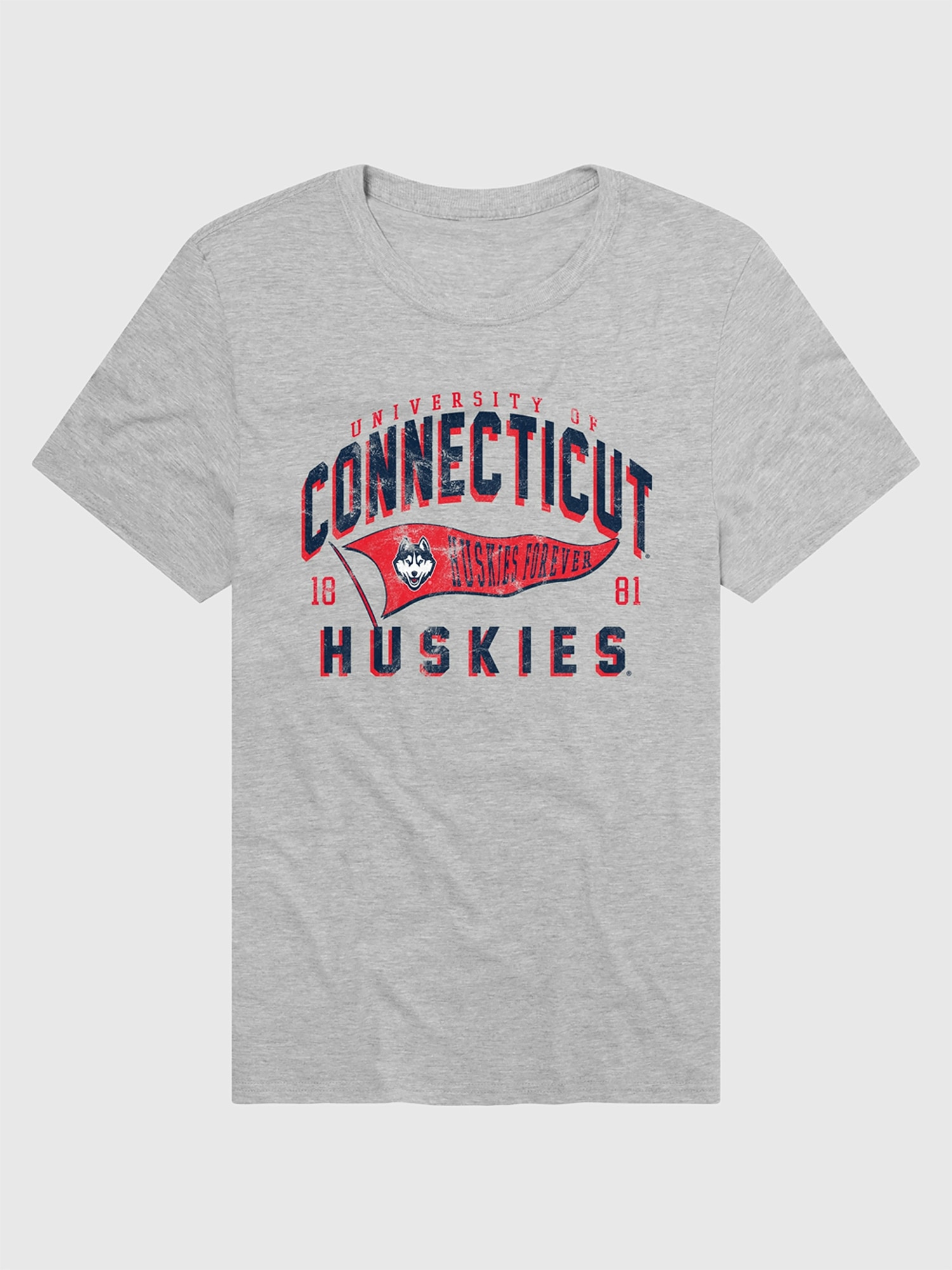 UConn Huskies Banner Graphic T-Shirt